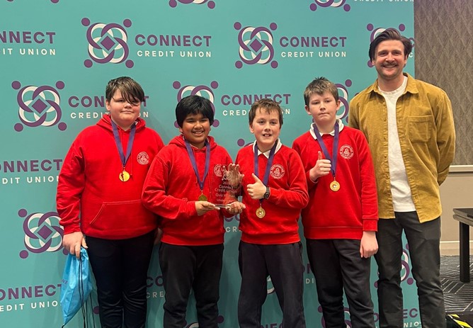 St Francis National School Reach the Final of the Credit Union Quiz