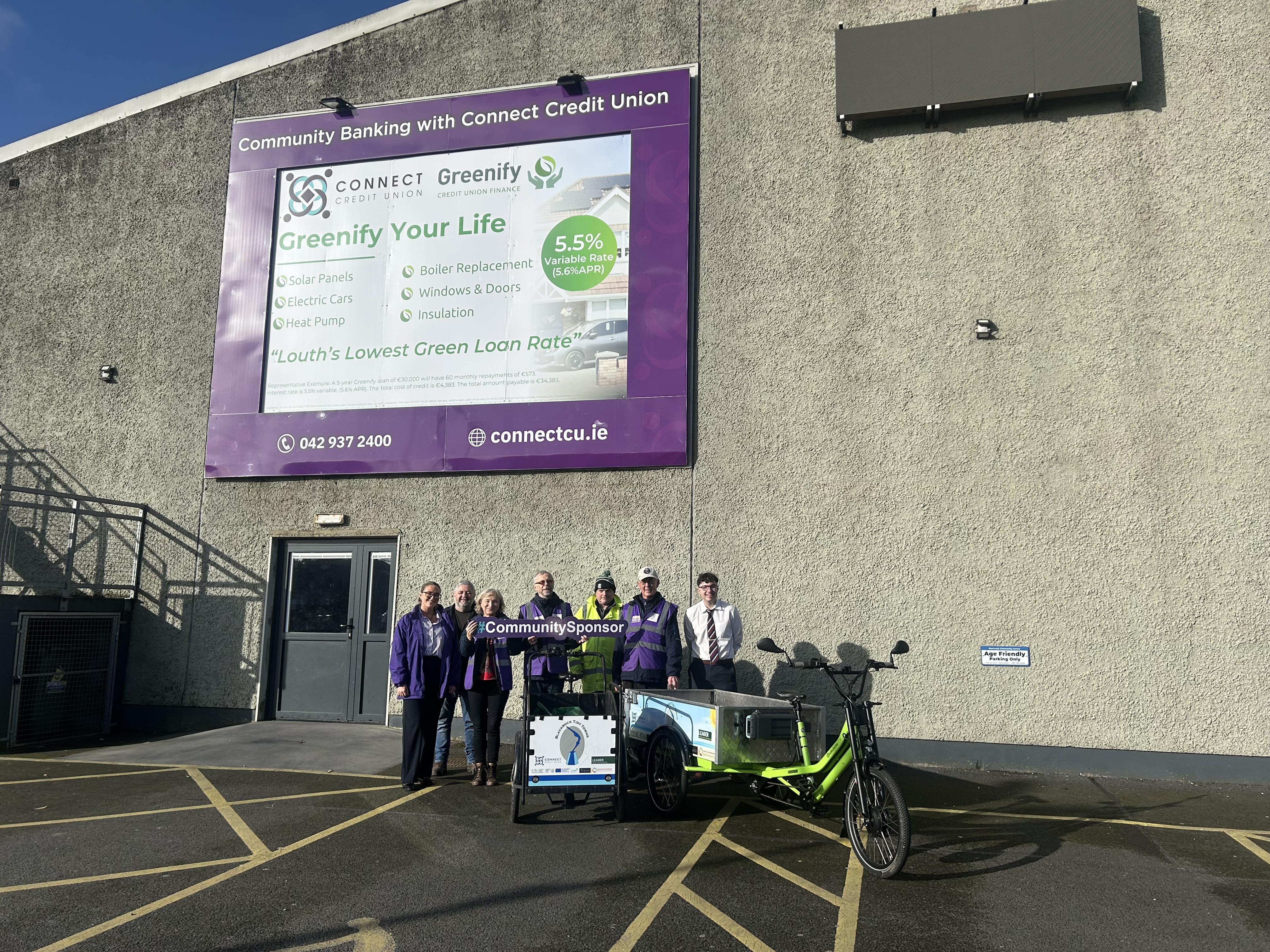 Backing Blackrock Tidy Towns with New Trikes