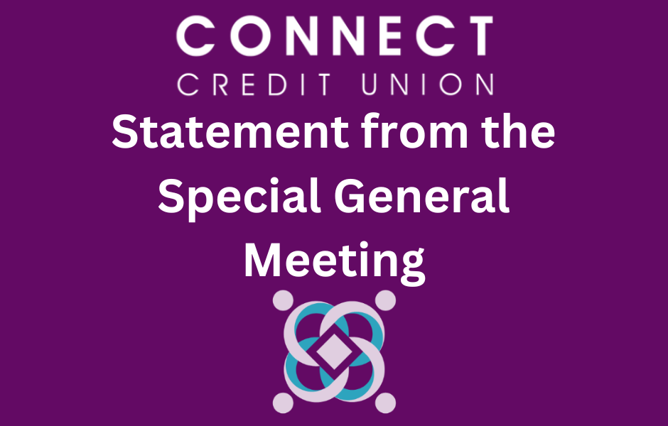 Connect Credit Union SGM Statement