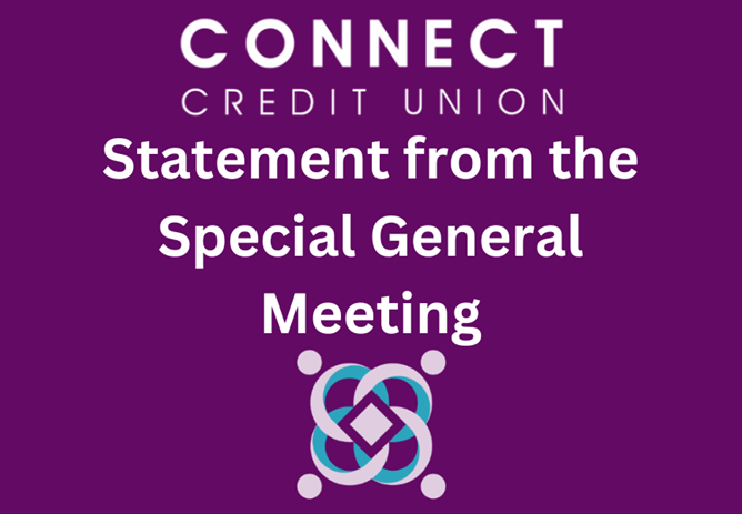 Connect Credit Union SGM Statement